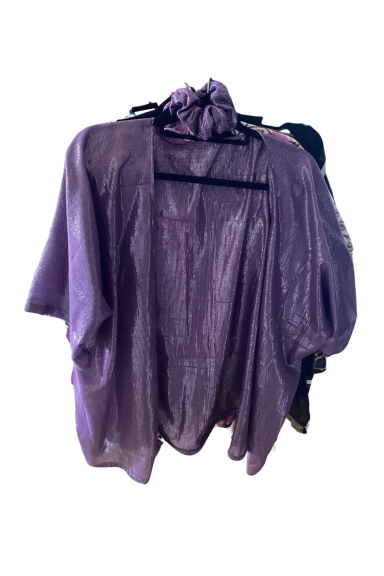 Kimono mauve brillant